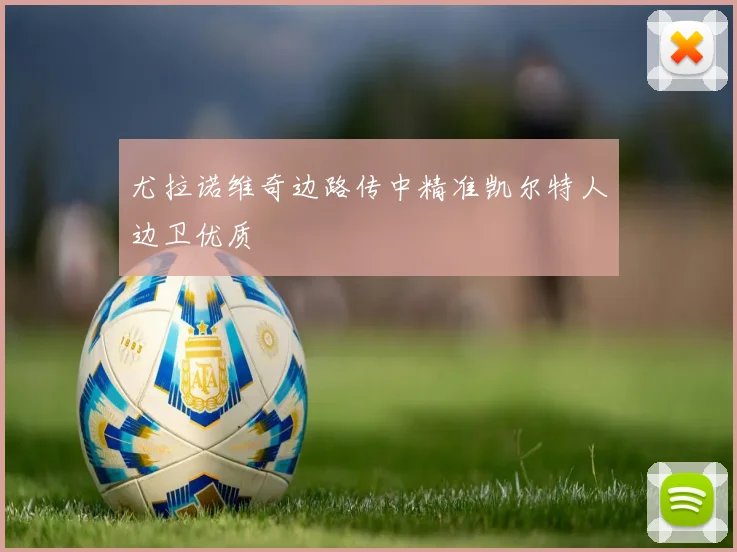 尤拉诺维奇边路传中精准凯尔特人边卫优质